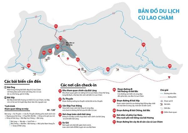 Bản đồ du lịch Cù Loa Chàm