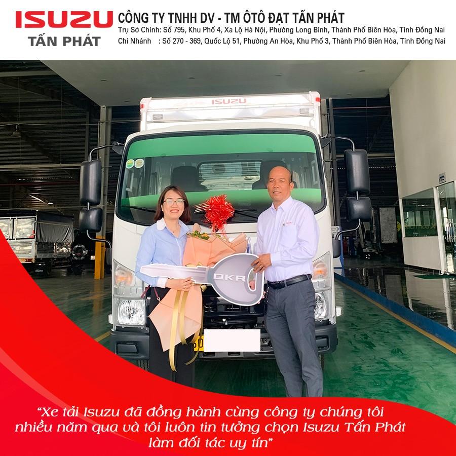 Bàn giao xe tải Isuzu cho Công Ty Thinh GIa Bảo