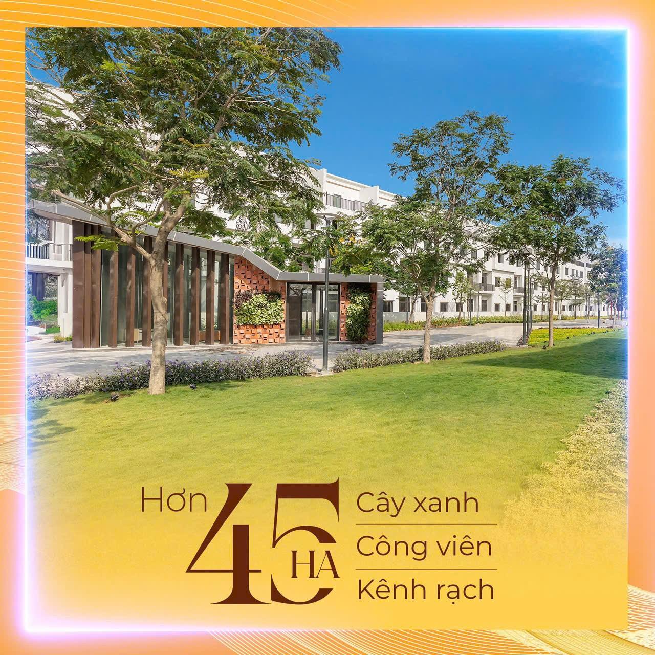 T&T CITY MILLENNIA với hơn 45ha Cây xanh và tiện ích, kênh rạch