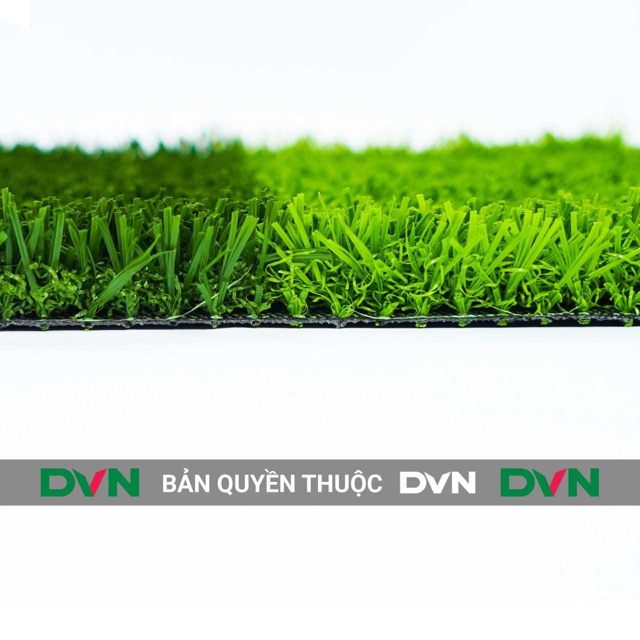 Thông số chi tiết của sản phẩm cỏ nhân tạo sân bóng sơi xoăn DVN 20S 1