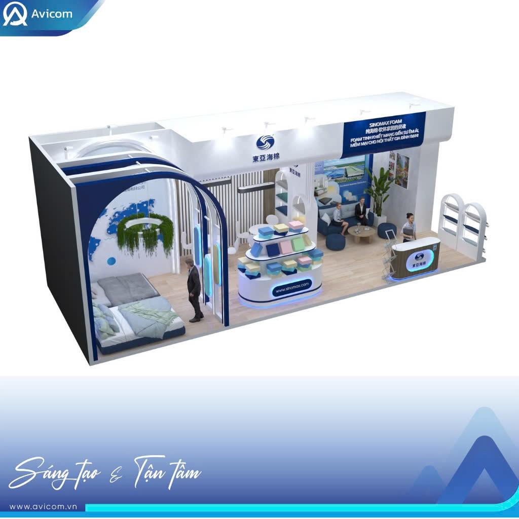 AVICOM – Tái định nghĩa thiết kế gian hàng triển lãm
