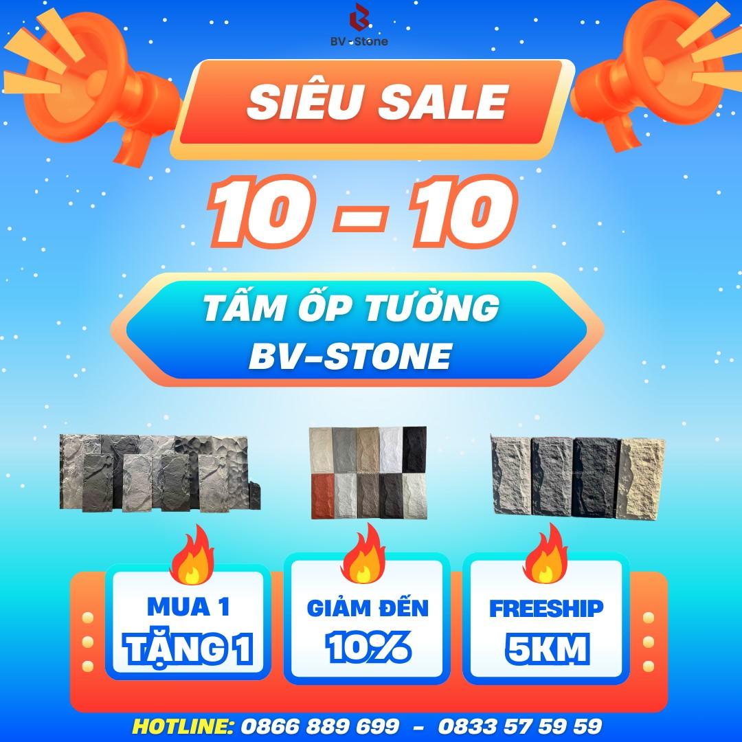 Siêu SALE 10/10 - Tấm ốp tường BV - STONE