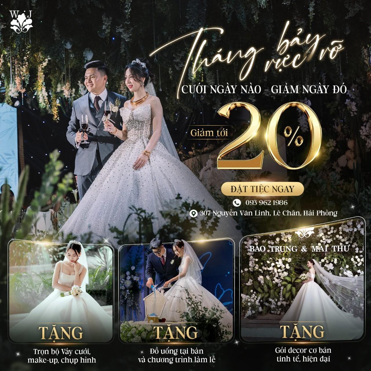 Ưu đãi tiệc cưới Tháng 7