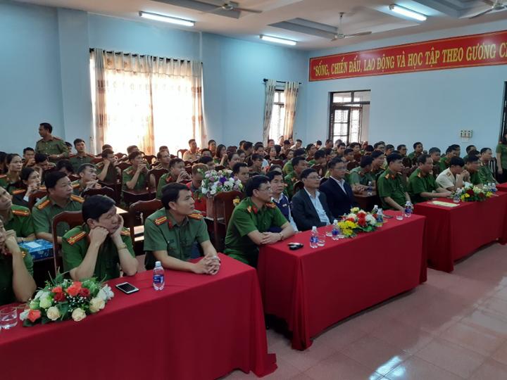 Lễ công bố Quyết định của Bộ trưởng Bộ công an về công tác cán bộ tại Công an huyện Krông Năng