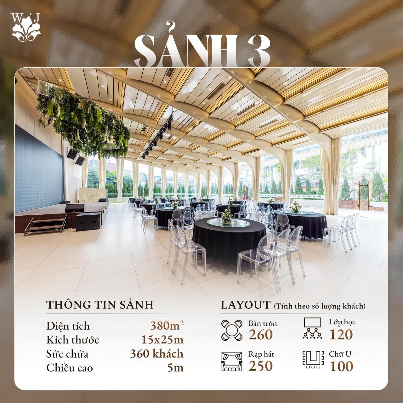 Không gian tiệc cưới - W.Jardin