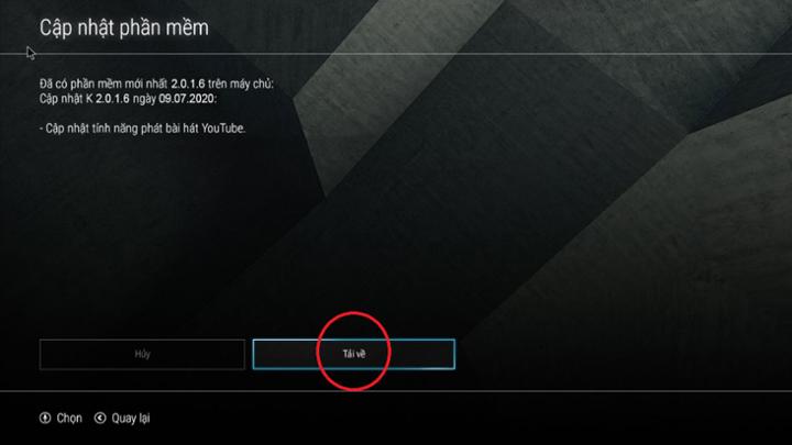 Cập nhật phần mềm trên đầu Hanet PlayX Pro