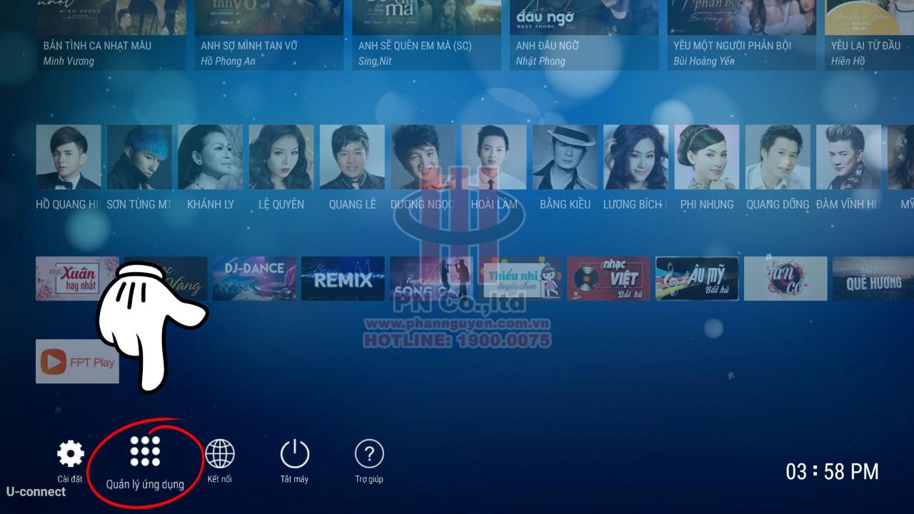 Hướng dẫn kết nối điện thoại và đầu Hanet bằng phần mềm Smart Youtube TV