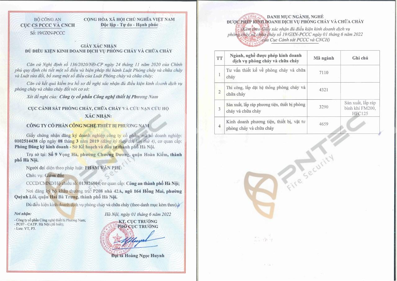 Xác nhận đủ điều kiện kinh doanh