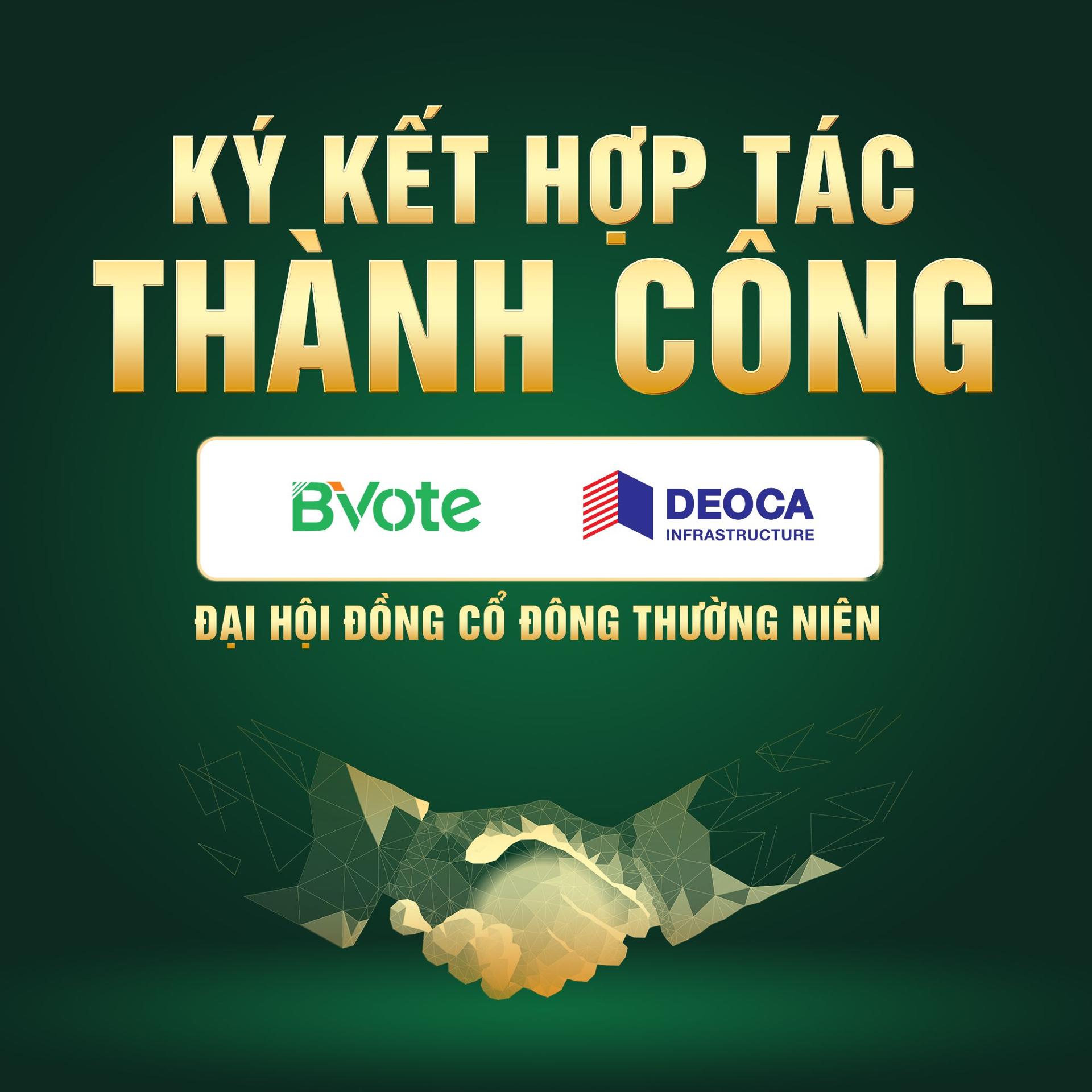 Bvote_HHV ký kết tổ chức Đại hội cổ đông thường niên 2024 tại Công ty cổ phần Đầu tư Hạ tầng Giao thông Đèo Cả