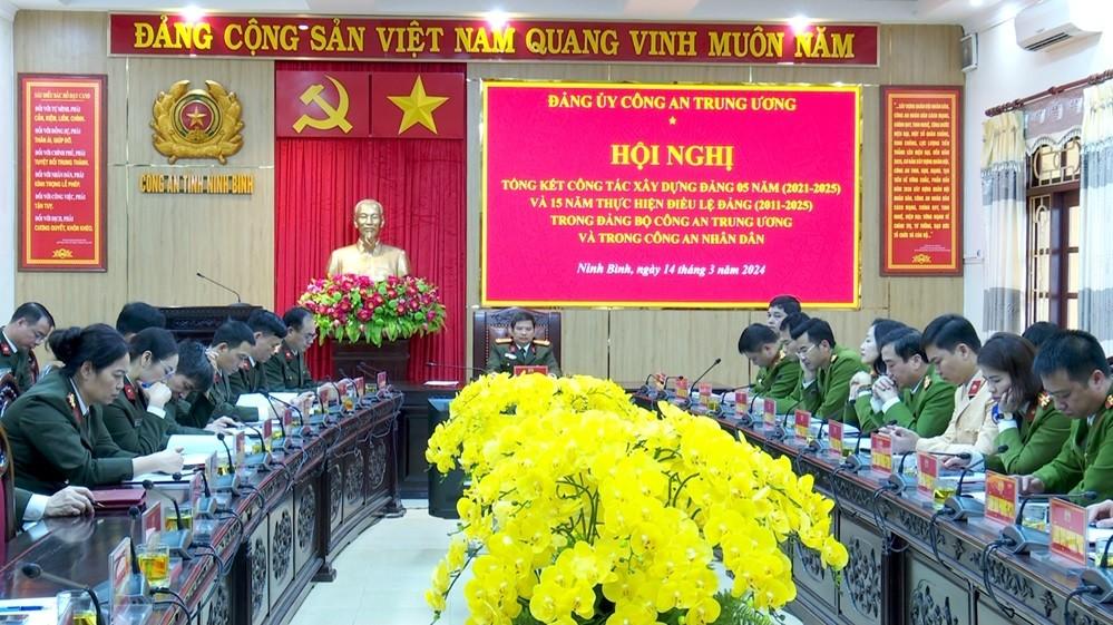 Đảng uỷ Công an Trung ương hội nghị tổng kết công tác xây dựng Đảng, giai đoạn 2021 - 2025