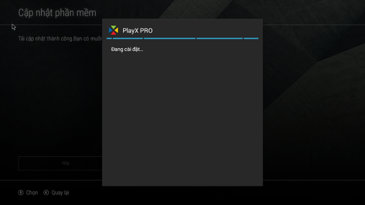 Cập nhật phần mềm trên đầu Hanet PlayX Pro