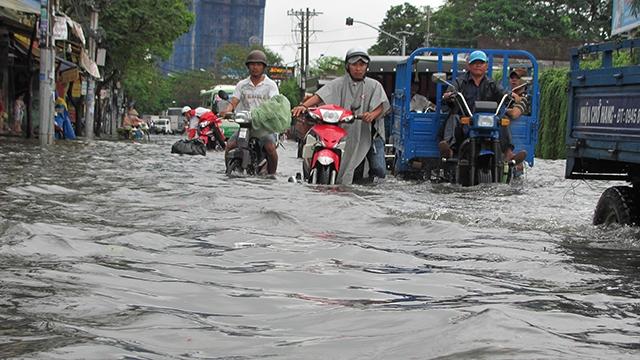 Linh hoạt đổi lộ trình nếu gặp đoạn đường ngập sâu