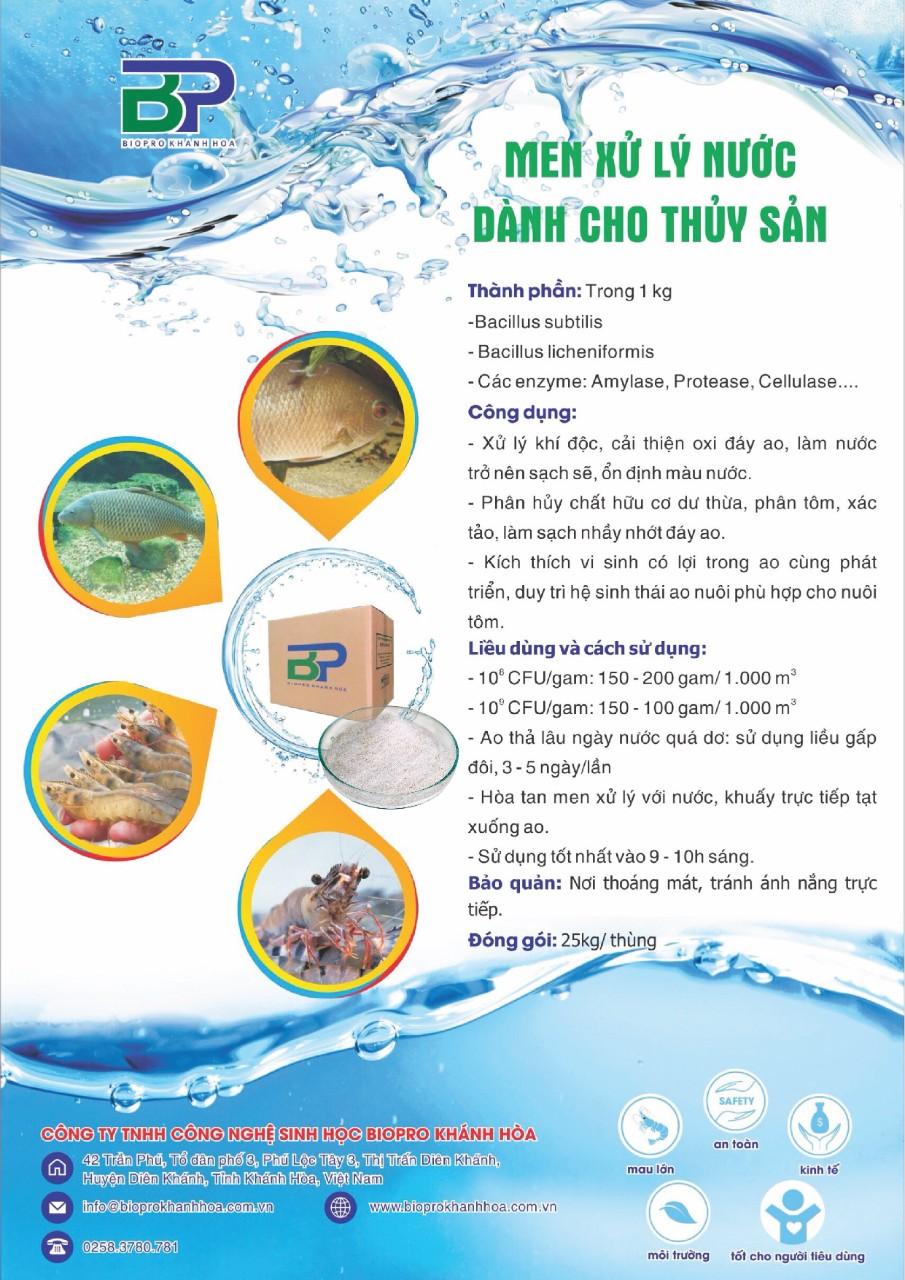 Men vi sinh xử lý nước