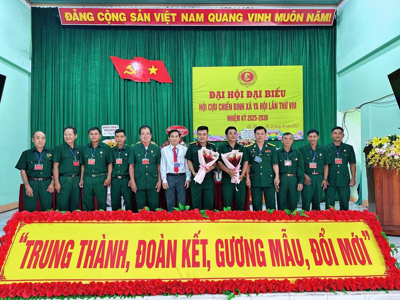Ban Chấp hành Hội CCB xã Ya Hội khóa VIII
