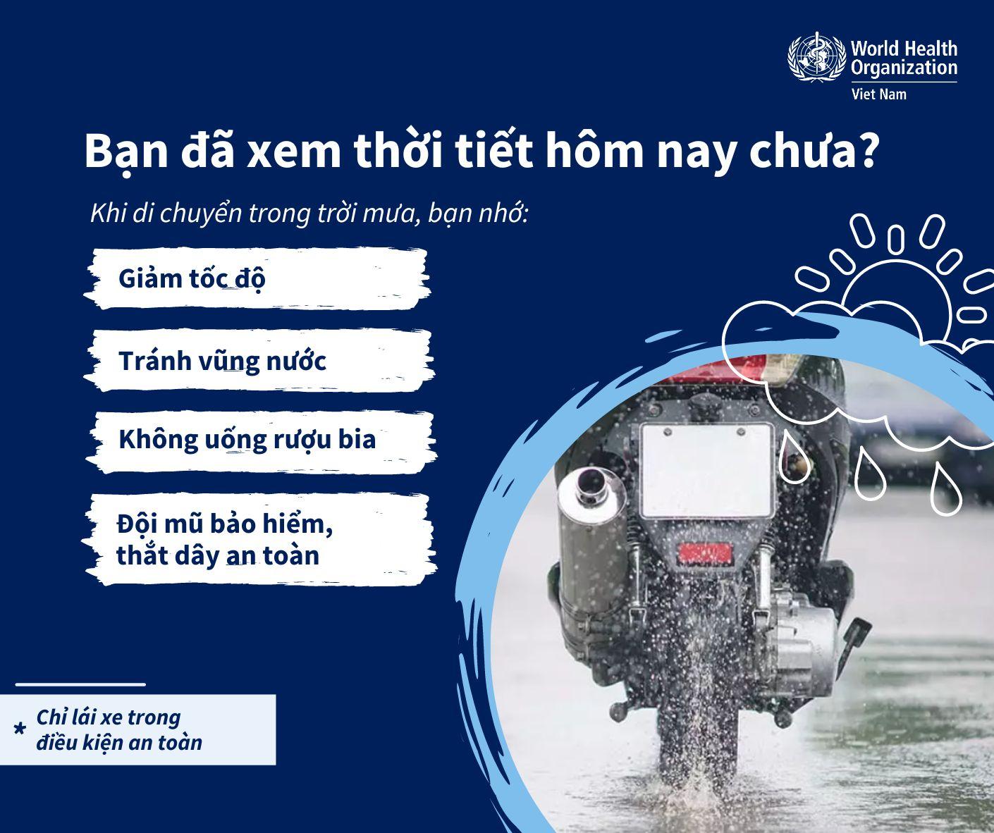 Cẩm nang bảo vệ sức khỏe mùa mưa