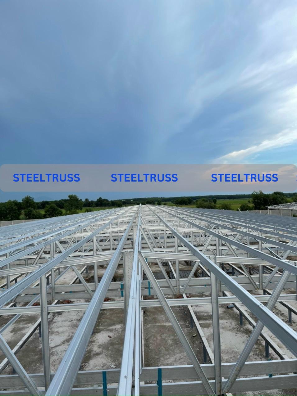 KHUNG KÈO THÉP NHẸ STEELTRUSS CHO TRẠI HEO