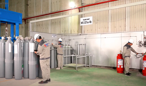 Trạm nạp khí FM200