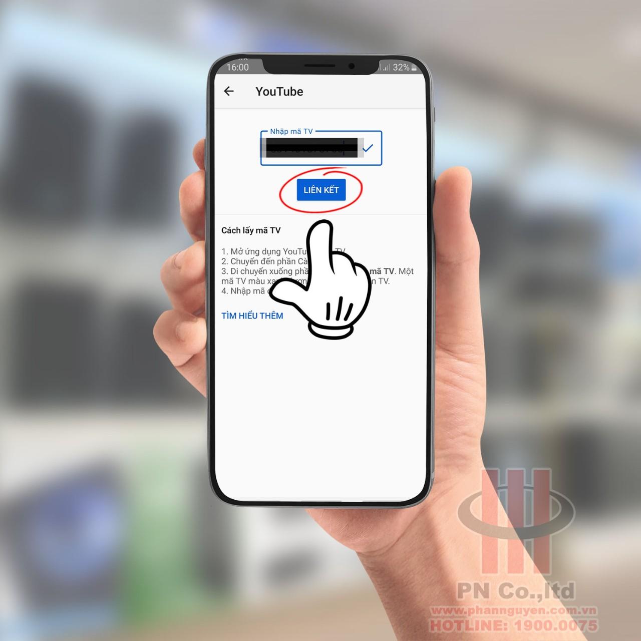 Hướng dẫn kết nối điện thoại và đầu Hanet bằng phần mềm Smart Youtube TV