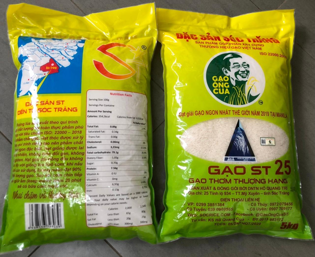 Gạo ST25 Ông Cua đã thay áo mới - 2