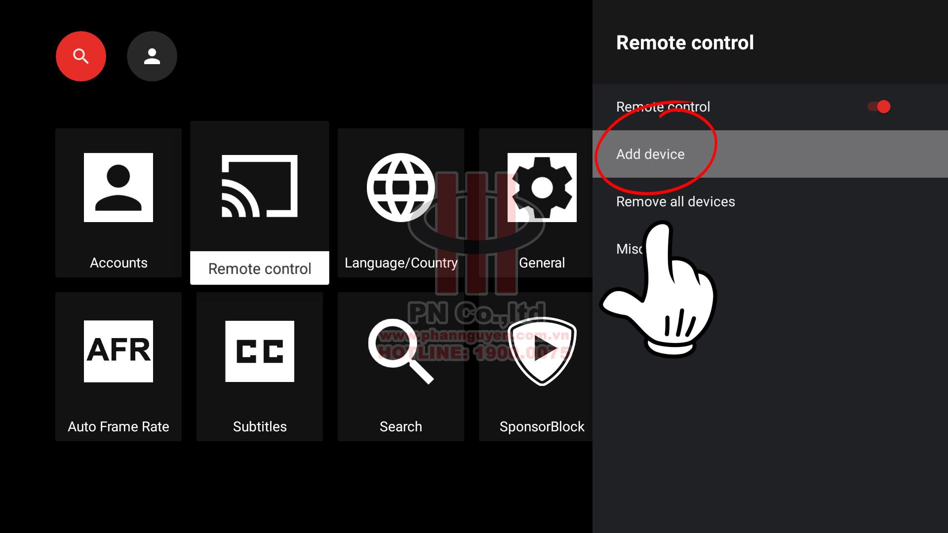 Hướng dẫn kết nối điện thoại và đầu Hanet bằng phần mềm SmartTube Next